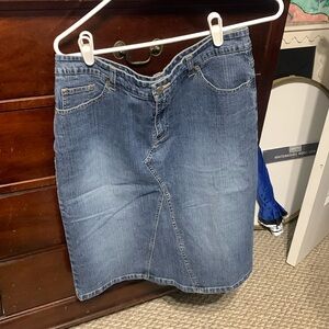 Denim skirt